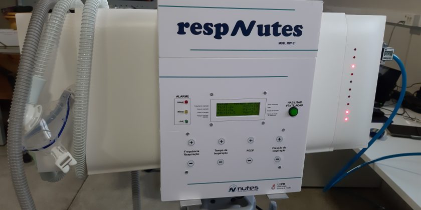 Projeto de ventilador pulmonar mecânico é finalizado pelo Nutes UEPB e segue para testes regulatórios